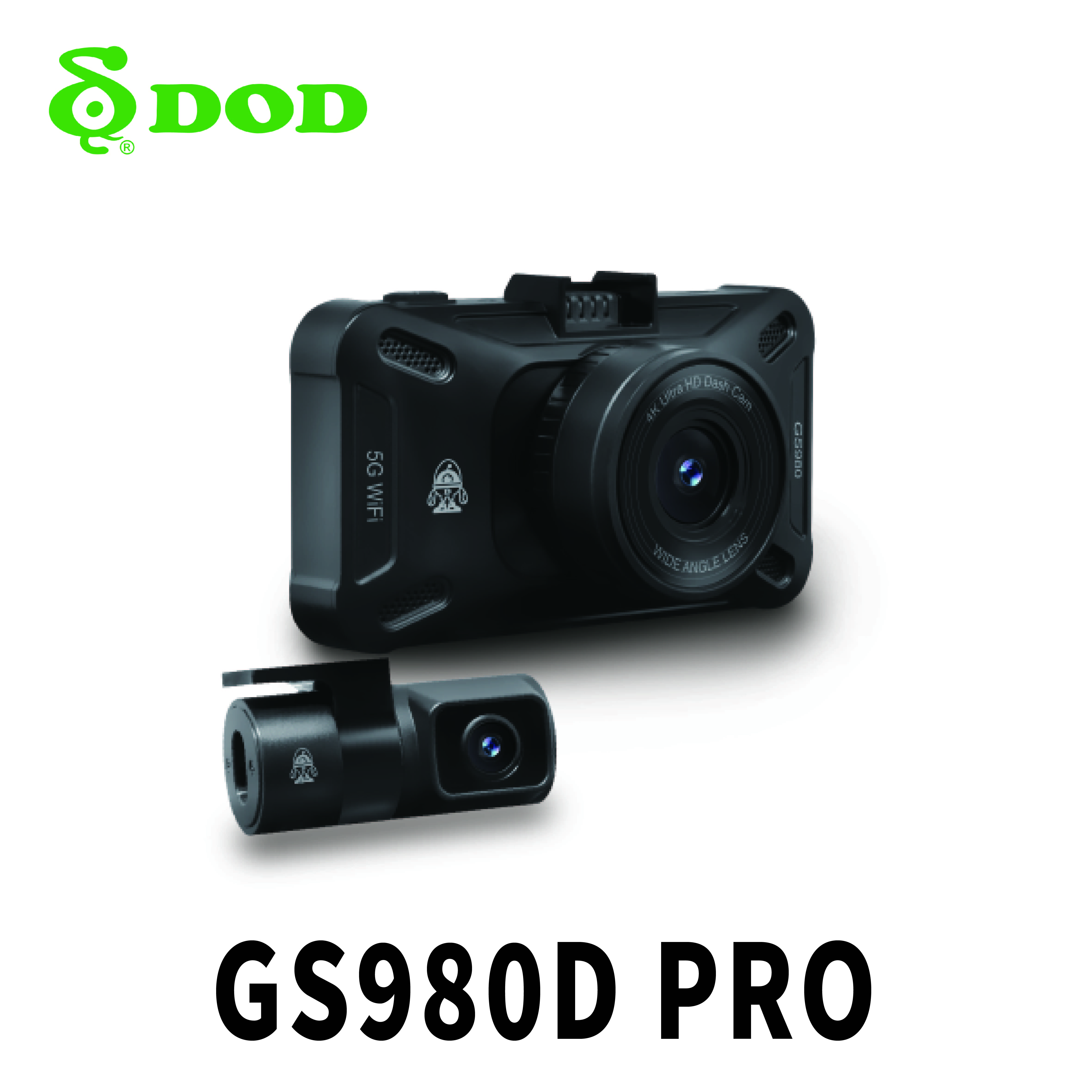DOD GS980D_PRO 5G WiFi 雙鏡頭行車記錄器 極致6K GPS