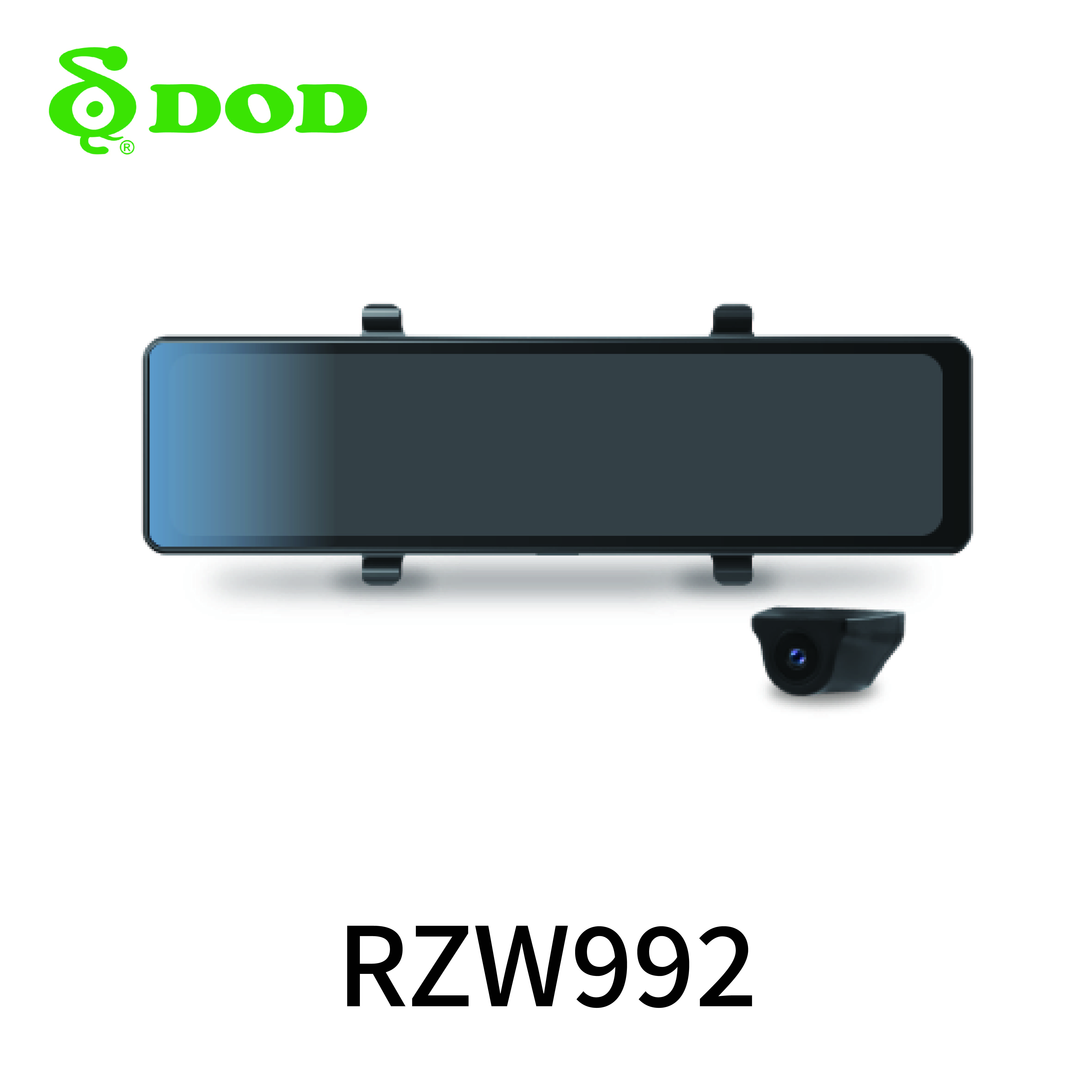 DOD RZW992 4K+2k GPS 雙鏡頭行車記錄器