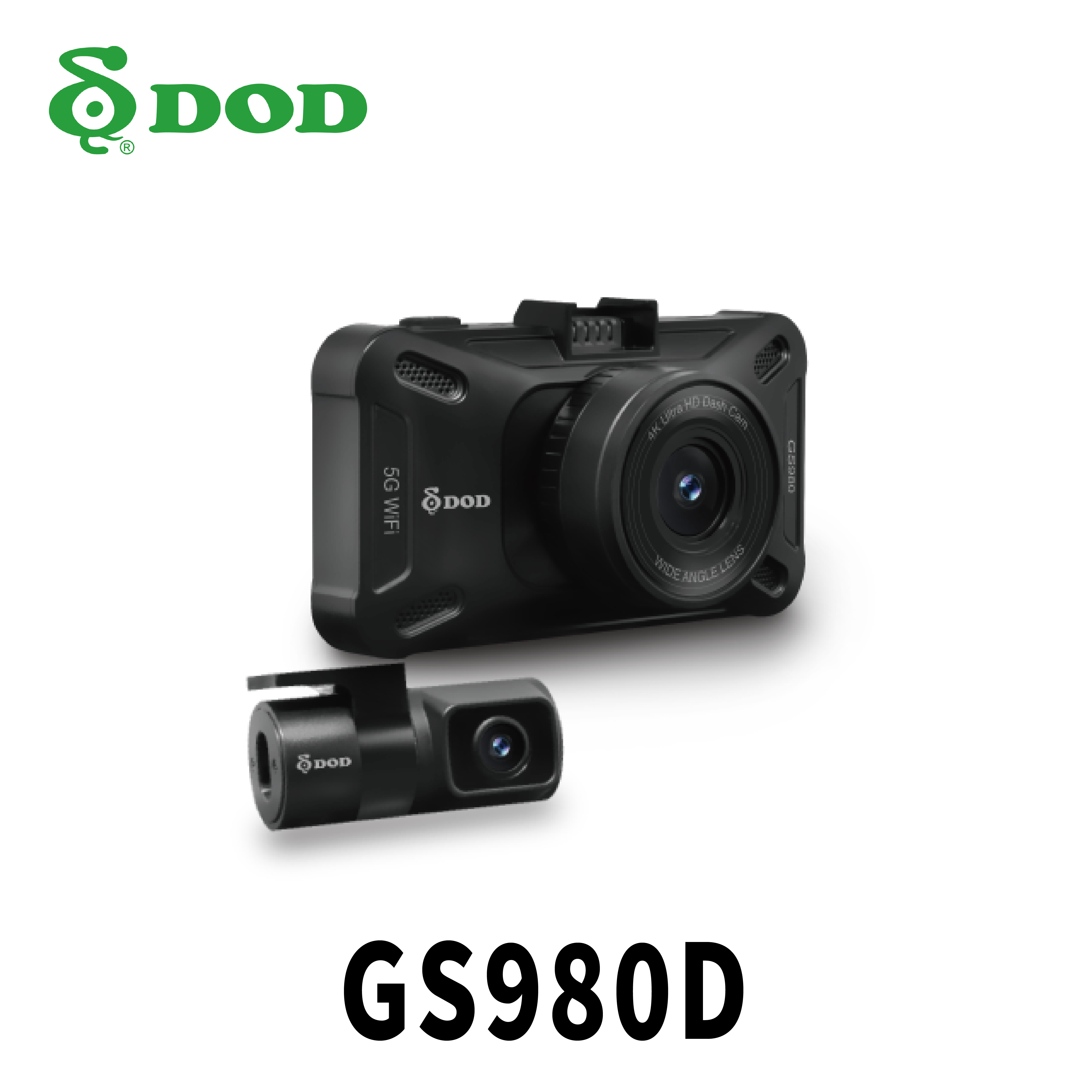 DOD GS980D 5G WiFi 雙鏡頭行車記錄器 GPS